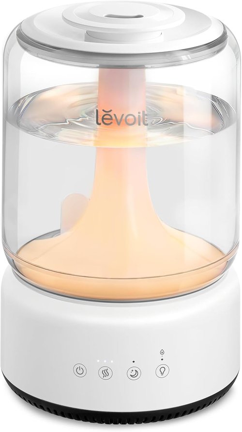 LEVOIT Humidifier - 4.2L Top Fill Design for Large Rooms | 42-Hour Runtime, Quiet Cool Mist, Easy to Clean, White