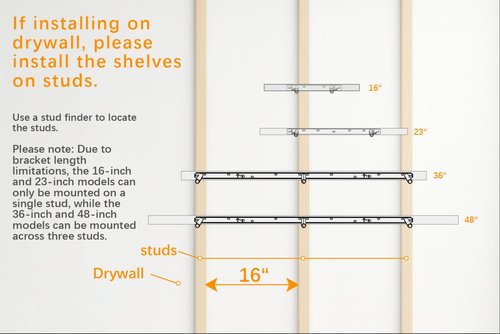 BAYKA Floating Shelves for Wall, 36 inches Wall Mounted Wood Shelves for Bathroom, Bedroom, Living Room, for Storage/Decor with 30lbs Capacity - Rustic Brown,Set of 3