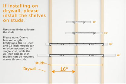 BAYKA Floating Shelves for Wall, 22.5 inches Black Wall Shelves for Bathroom, Bedroom, Living Room, Kitchen & Book, Hanging Display Decor Organizer Shelf with 22 lbs Capacity