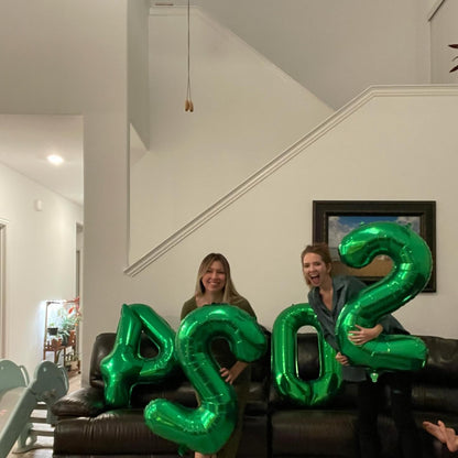 Number 16 Balloon by [Brand Name] - 40 Inch Dark Green Giant Foil Balloon for 16th Birthday Party Decorations
