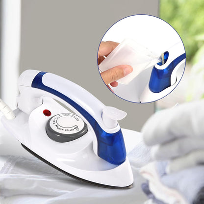 Skiennix Portable Mini Steam Iron - Handheld & Foldable with Temperature Control | Nonstick Sole Plate