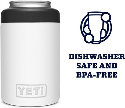 YETI Rambler 12 oz. Colster Can Insulator for Standard Size Cans, White, 1 Count (Pack of 1)