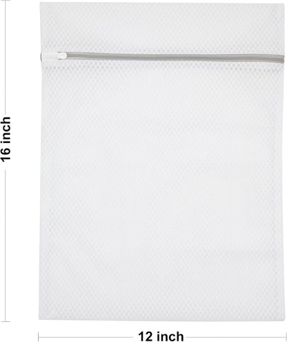 Mesh Laundry Bags Set by [Brand Name] - 12 x 16 Inches Delicate Lingerie Wash Bags (4 Pack)