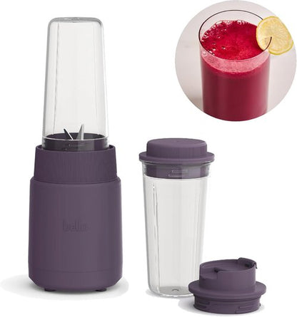 Bella Portable Rocket Blender - 6 Pcs Juicer & Smoothie Maker | BPA-Free, 240W Motor, Plum Color