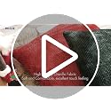 Christmas Green Chenille Couch Throw Pillow Covers 18x18in - Pack of 2