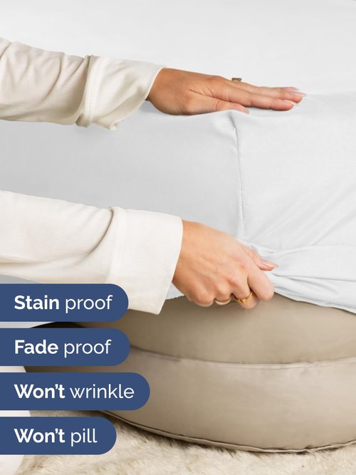 Extra Deep King Fitted Sheet - Hotel Luxury Single Fitted Sheet Only - Easily Fits 18 inch to 24 inch Mattress - Ultra Soft, Wrinkle Free w/Extra Deep Pockets - Easy-Care, Breathable & Comfy - White