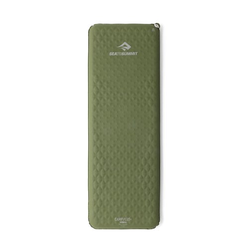 Sea to Summit Camp Plus Self-Inflating Foam Sleeping Mat for Camping - Rectangular - Regular (72 x 25.2 x 2.6 inches)