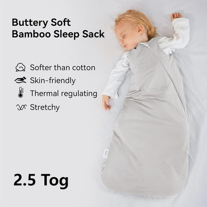 Rayon by Bamboo Baby Sleep Sack - Ultra Soft 2.5 Tog Winter Wearable Blanket | 6-12 Months, Unisex