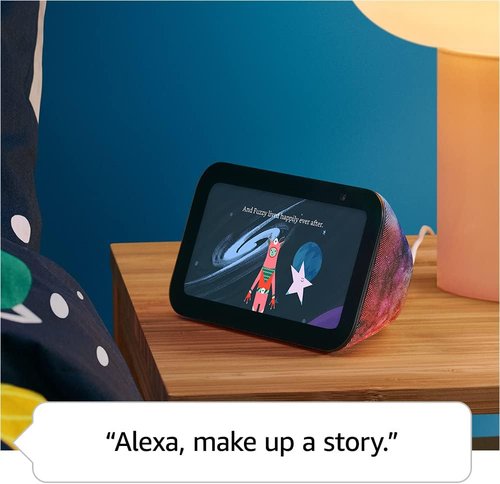 Echo Show 5 Kids by Amazon - Newest Model with Alexa + Parental Controls | Galaxy Color