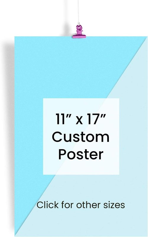 EzPosterPrints - Custom Poster Print - Upload Your Image for Personalized Decor - 11 X 17 Inches