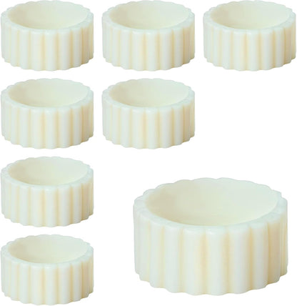 Rubber Taper Candle Grippers - 8PCS Silicone Holders for Weddings & Home Decor | Upright Fitters