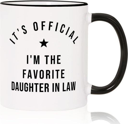Aurahouse Daughter-In-Law Mug - Funny Mother's Day Gift from Mother-In-Law | Perfect for Birthdays & Weddings