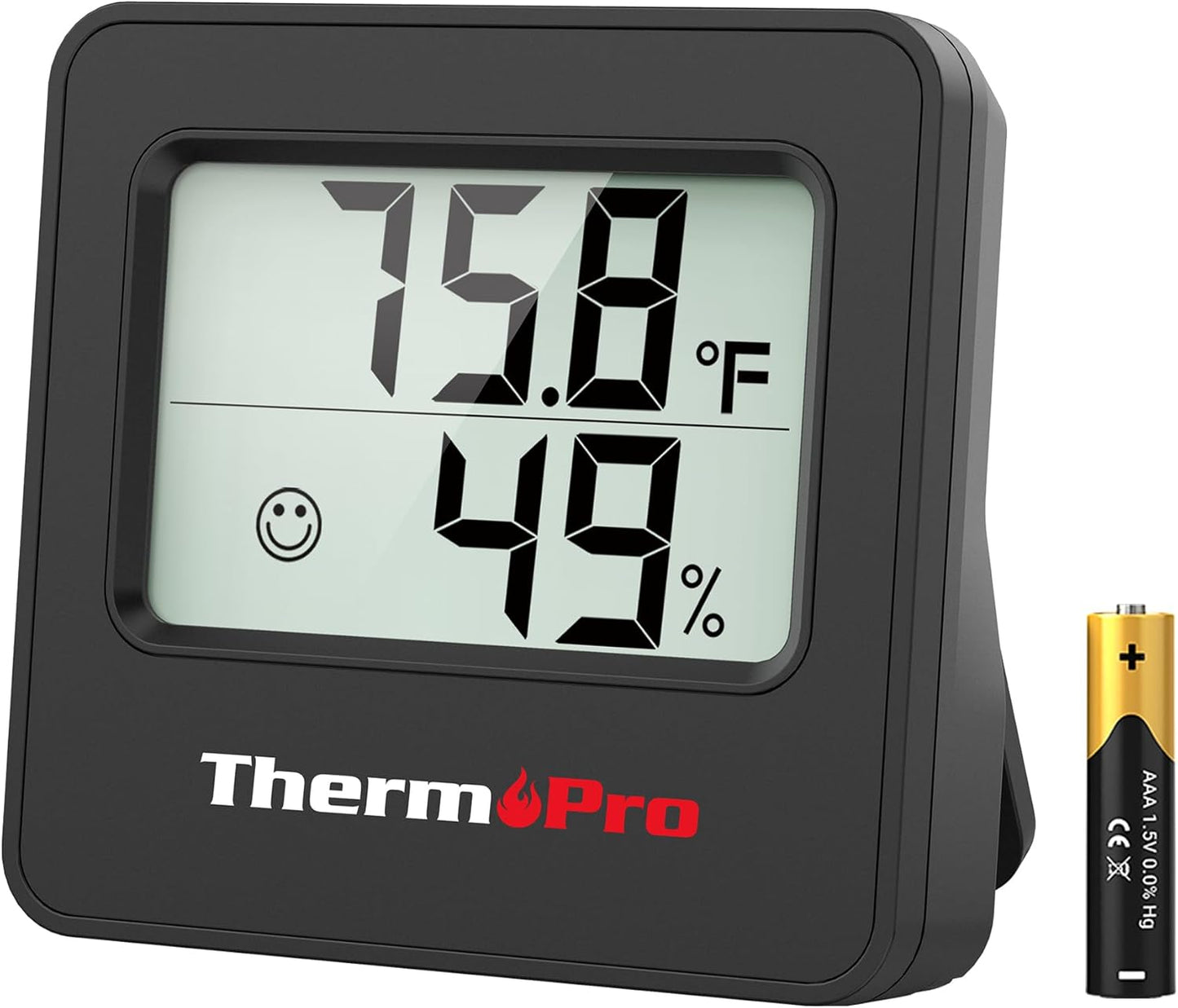 ThermoPro TP157 Hygrometer | Accurate Indoor Thermometer & Humidity Meter for Home & Office - 1 Pack