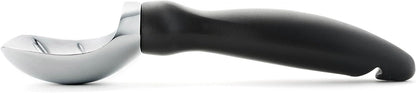 Spring Chef Ice Cream Scoop - Professional Heavy Duty Sturdy Scooper with Soft Grip Handle | 2 Pack, Black