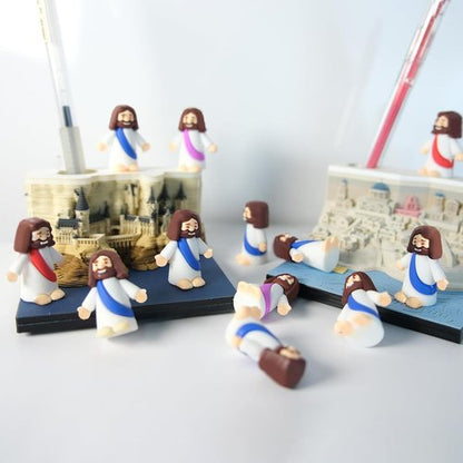 AKFAHOIF Mini Jesus Figures - Set of 30 Tiny Action Figures for Easter Egg Stuffers & Religious Gifts