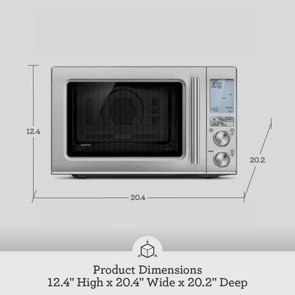 Breville Combi Wave 3-in-1 Microwave - Air Fryer & Convection Oven | Brushed Stainless Steel Finish