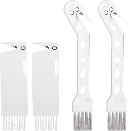 Skiennix Handheld Vacuum Brush Cleaner - 2-in-1 Roller Tool for Universal Vacuum | 4 PCS Set (White)