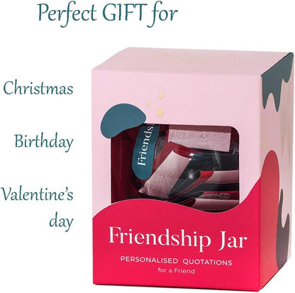 Only Good Vibes Gift Jar - 31 Positive Quotes for Friends, Sisters & Loved Ones | Perfect for Birthdays & Holidays
