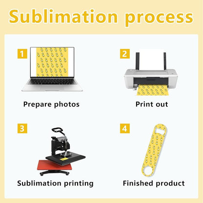 10 Pcs Sublimation Blank Bottle Opener – White Stainless Steel, Credit Card Size 2.09x3.35 Inch, Includes 10 PCS Variation