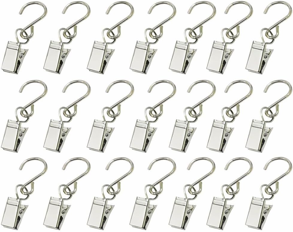 Party Light Hanger | Outdoor Clips for Edison String Lights | 30-Pack for Home & Patio Decor