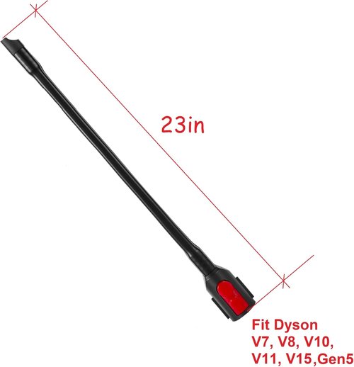 Dyson Dryer Vent Cleaner Kit - 2-Piece Lint Brush & Vacuum Hose Attachment for V7, V8, V10, V11, V15