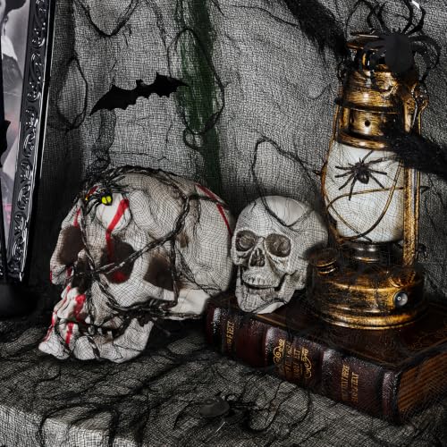 Halloween Creepy Cloth for Yard & Outdoor Decorations - Black, 80 x 600 in