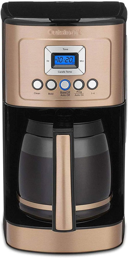 Cuisinart 14-Cup Coffee Maker - Fully Automatic with Brew Strength Control & 1-4 Cup Setting | Stainless Steel Copper