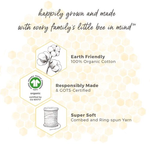 Burt's Bees Baby Essential Organic Cotton Fitted Crib Sheet, Breathable for Boy Girl Standard Crib & Toddler Mattresses
