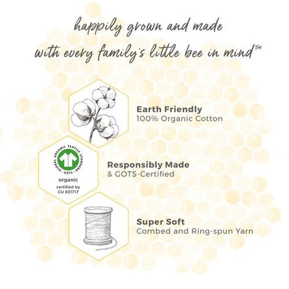 Burt's Bees Baby Essential Organic Cotton Fitted Crib Sheet, Breathable for Boy Girl Standard Crib & Toddler Mattresses