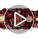 Gnome Christmas Table Runner 13x90 inch - Artoid Mode Red & Black