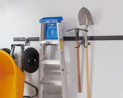 Rubbermaid FastTrack Ladder Hook - Heavy-Duty Wall Mount Organizer for Garage & Shed Storage