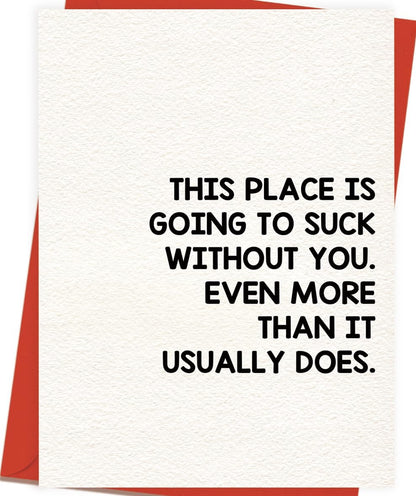 OJsensai Funny Coworker Leaving Gift, Farewell Card, New Job Gifts for Women Men, Retirement Gifts