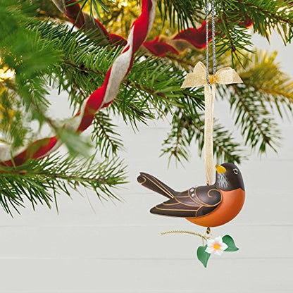 Hallmark Keepsake Christmas Ornament 2018 Robin Bird Collector's Series