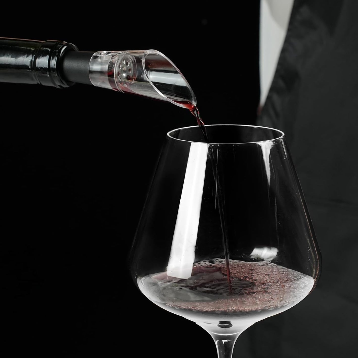 Wine Accessory With Aerator Pourer (2-pack),Premium Decanter Spout With Filter,Improve Taste and Smell Immediately,Perfect Wine Gift(2PCS)