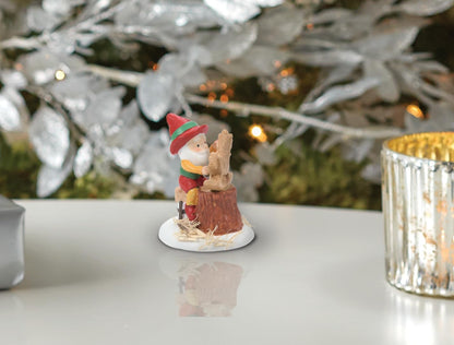 Department 56 Elf Ready for Paint Figurine - 1.85 Inch Multicolor North Pole Village Accessory