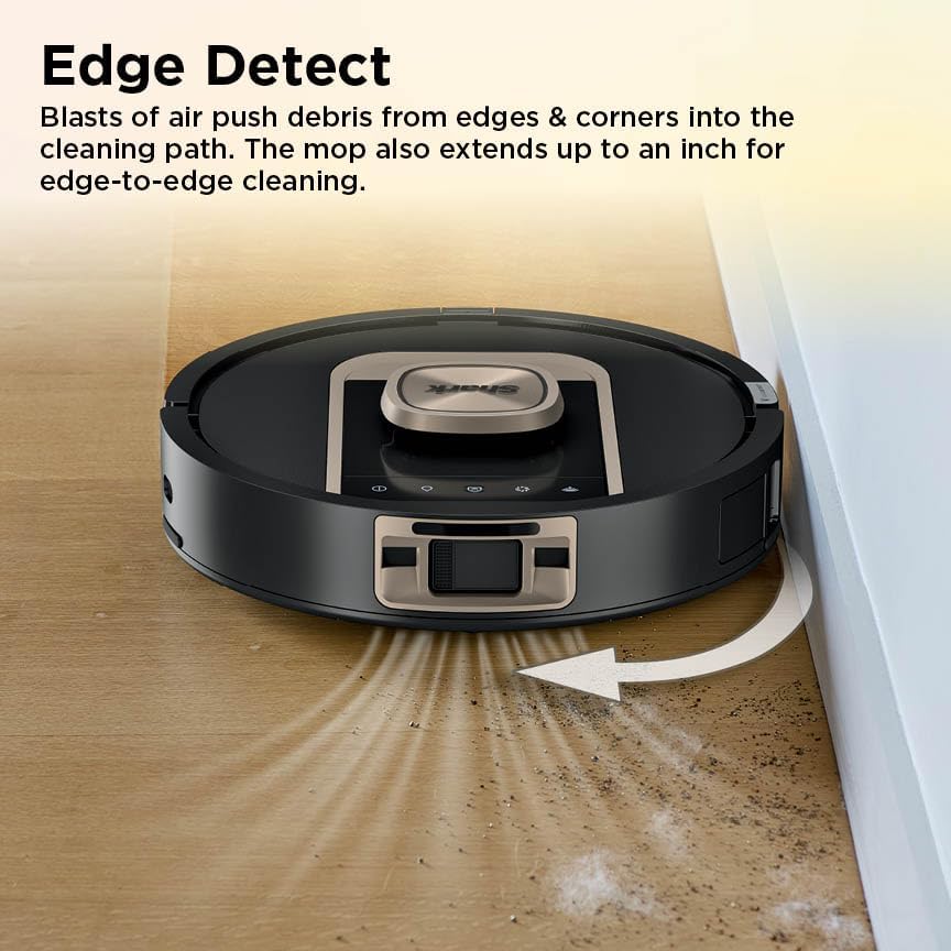 Shark Robot Vacuum & Mop Combo - Self-Emptying & Self-Refilling with Heated Mop | 60-Day Capacity, Black RV2920XE