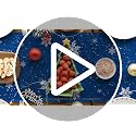 Snowman Winter Table Runner 13x36 Inch Blue Holiday Home Decor