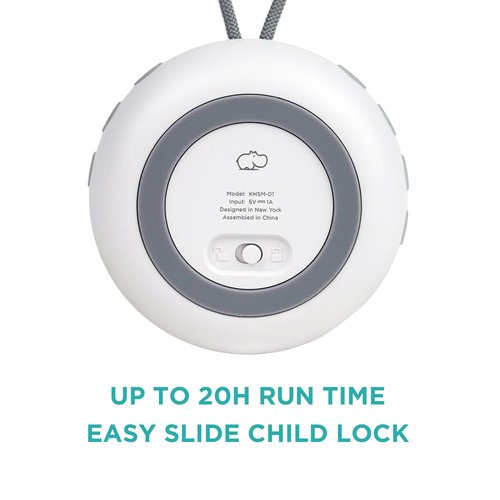 LittleHippo White Noise Machine | Portable Sound Machine for Babies, Kids, Adults | Sleep Soother | 19 Soothing Sounds | Long Battery Life | Travel, Registry, Baby Shower, Gift