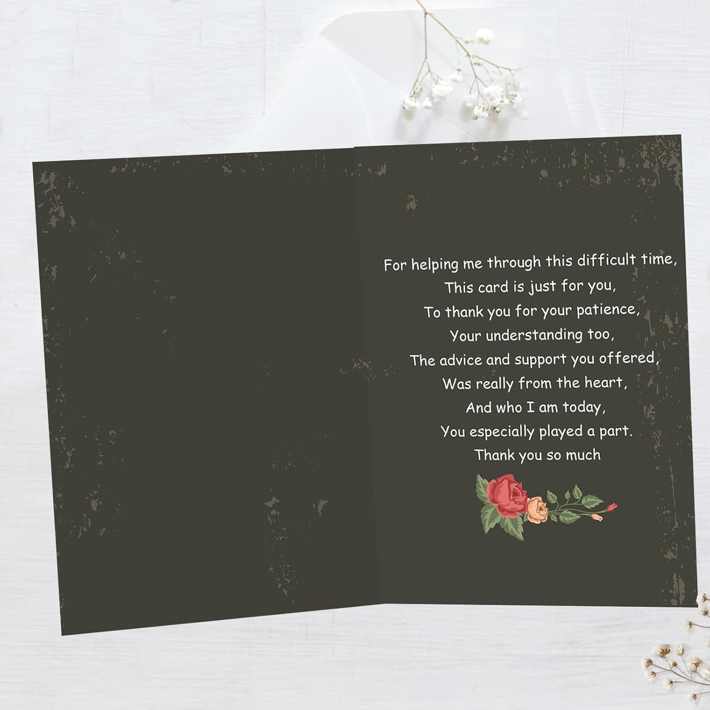 Thank You Cards by [Brand Name] - Elegant Envelopes for Men, Women & Teachers | Perfect Graduation & Holiday Gifts