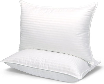 COZSINOOR Queen Bed Pillows - Soft & Supportive | Pack of 2, White Color