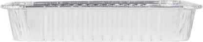 Extra-Thick Disposable Aluminum Baking Pans by [Brand Name] - Pack of 30 | 9” x 9” Recyclable Square Tins | Superior Heat Conductivity & 2” High Walls