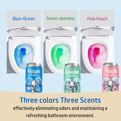 Regine Switzerland Toilet Bowl Cleaner - Long-Lasting Automatic Tablets | Ocean, Jasmine & Peach Scent