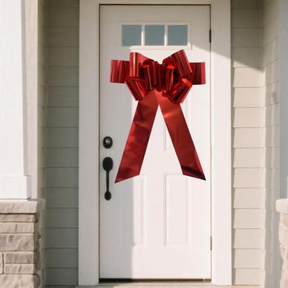 Big Car Bow - 30 Inch Giant Red Gift Bow for Cars, Birthdays, Christmas & Parties | Perfect for Present & Home Decor