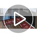 Nutcrackers Merry Christmas Kitchen Rugs Set of 2 Red Nutcracker Christmas Decor Low Profile Winter Mats - Red 2