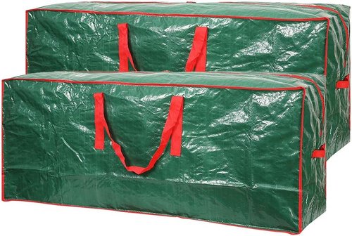 Christmas Tree Storage Bag | 2-Pack for Up to 7.5ft Trees - Durable, Waterproof with Reinforced Handles