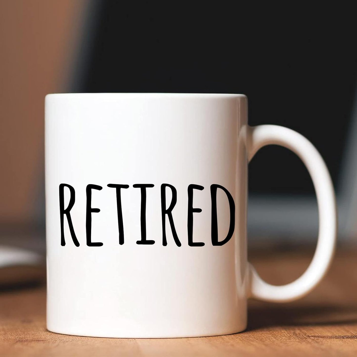 Shqiueos Funny Retirement Gifts for Woman Men, Happy Retiree Mug 11oz, Best Retirement Gift for Women 2026, Gag Farewell Present for Coworkers Nurse Teacher Boss, Office Retired Coffee Cup