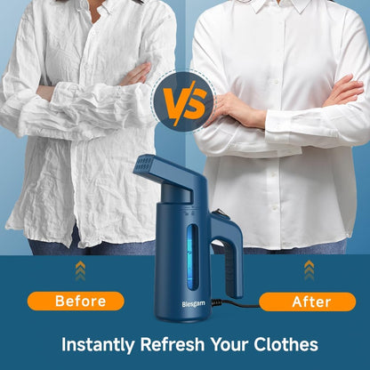 Skiennix Clothes Steamer - 700W Fast Heat-Up Garment Steamer with 180ML Water Tank | Ideal for Home & Office