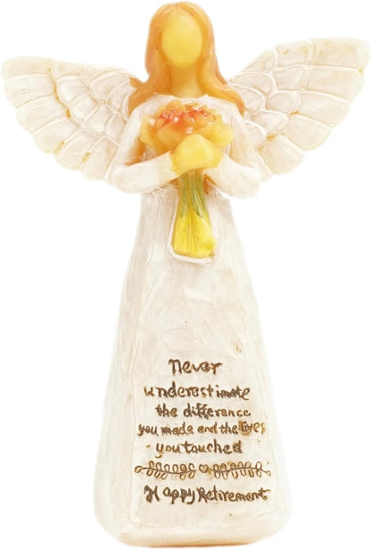 Regine Switzerland Angel Figurines - Thoughtful Retirement Gifts for Women | Perfect Christian Birthday Decor