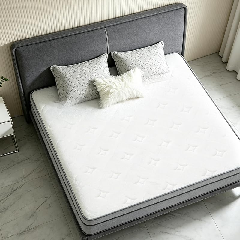 Queen Size Innerspring Mattress in a Box - Soft Comfort 60x80 Inch