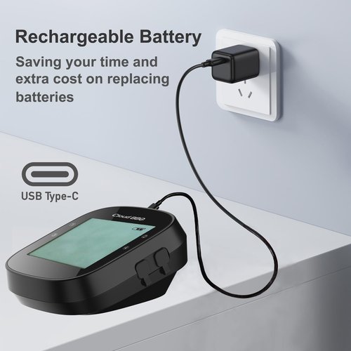 500FT Digital Meat Thermometer Wireless Thermometer with Multy Probes Bluetooth Thermometer Kitchen Thermometer for Smoker Grilling Oven (FS-52)